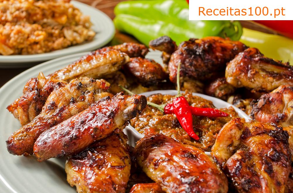 Asas de frango picantes