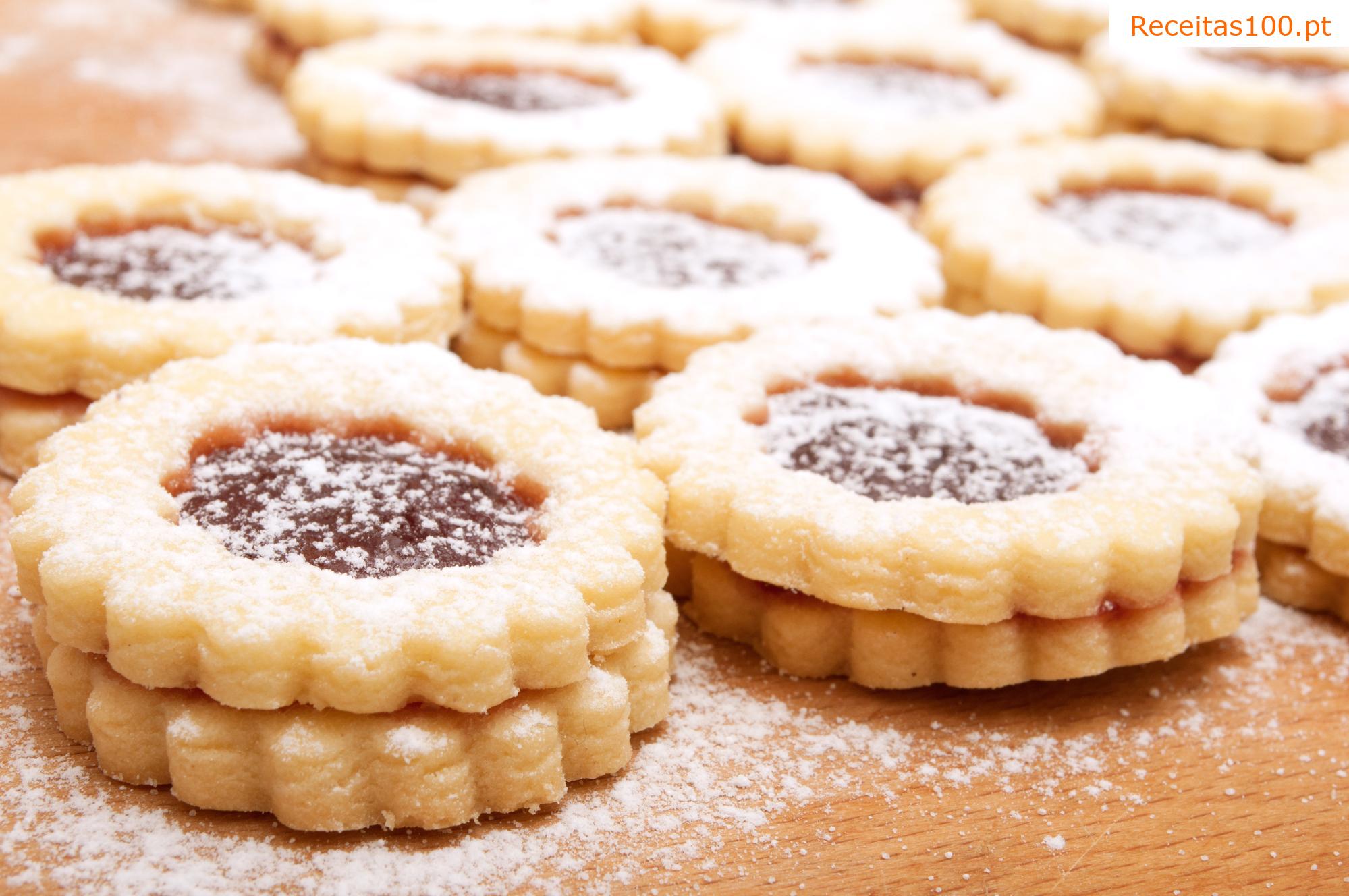 Biscoitos Linzer