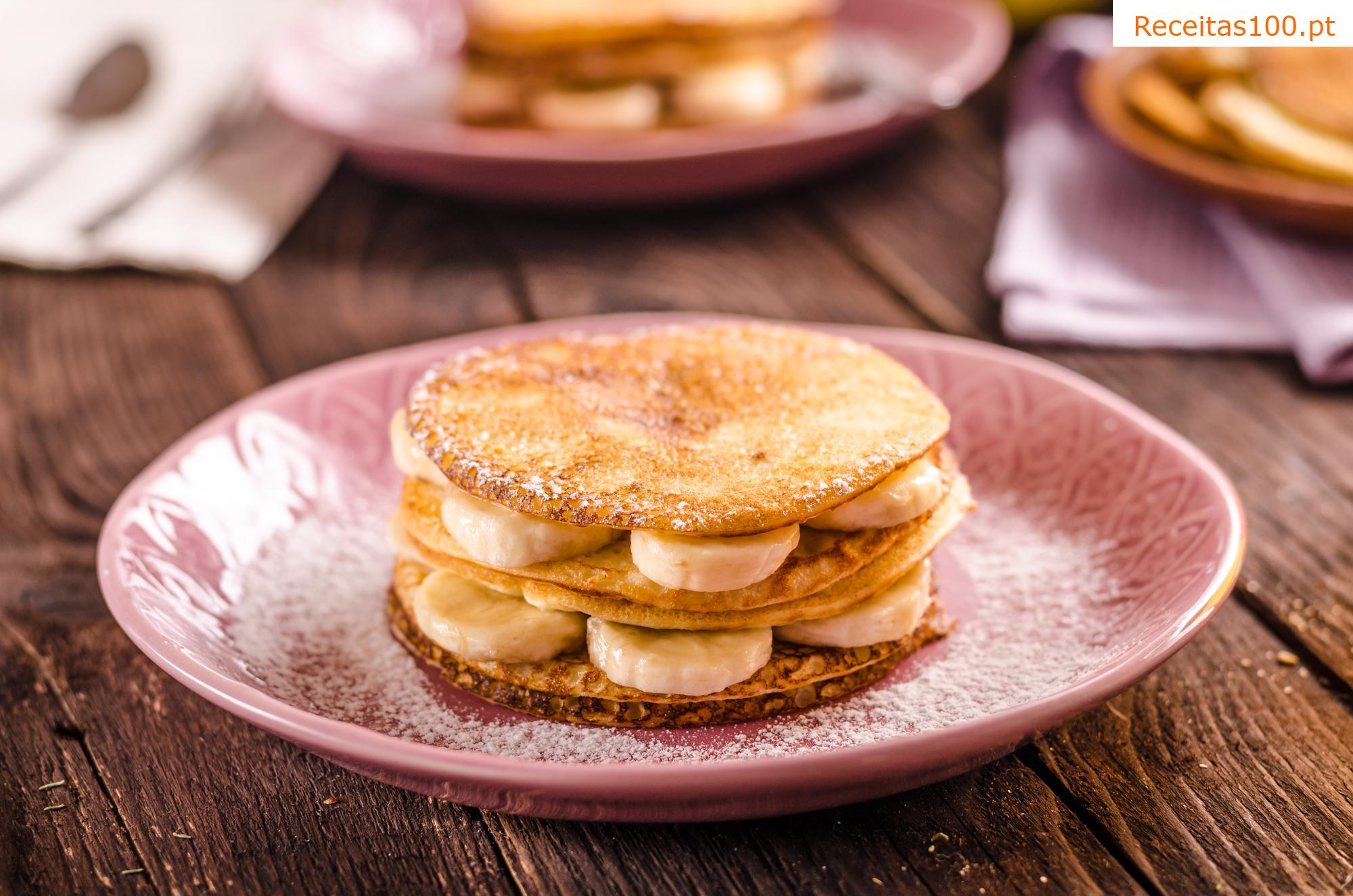 Bolinhos de banana / panquecas