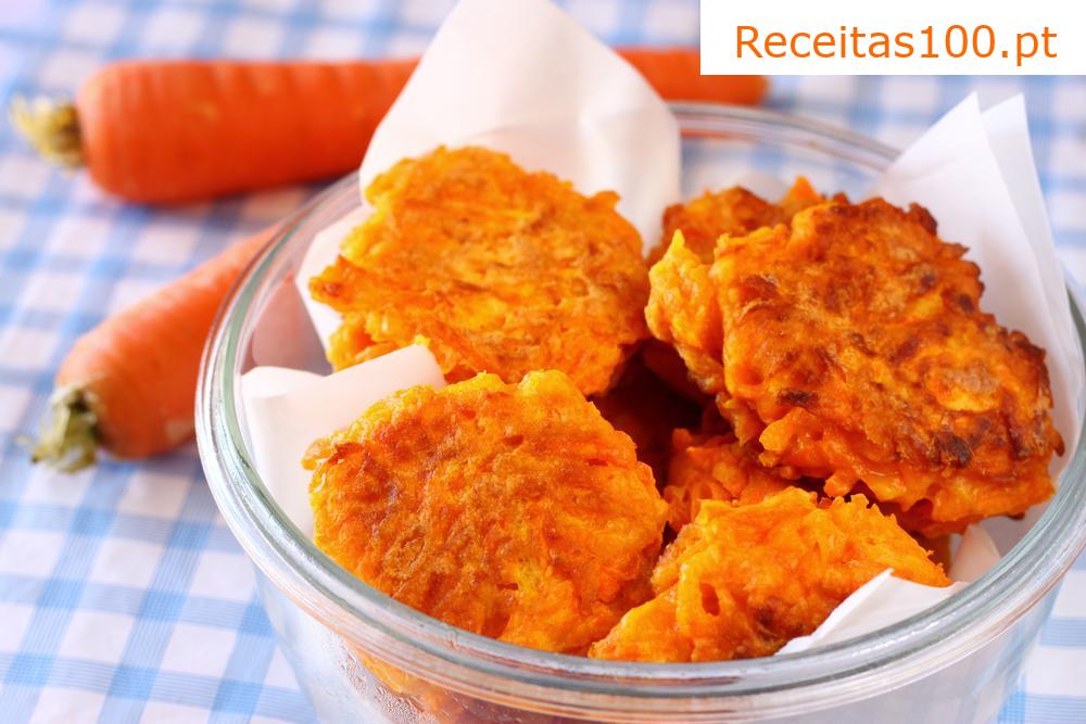 Bolinhos de batata e cenoura