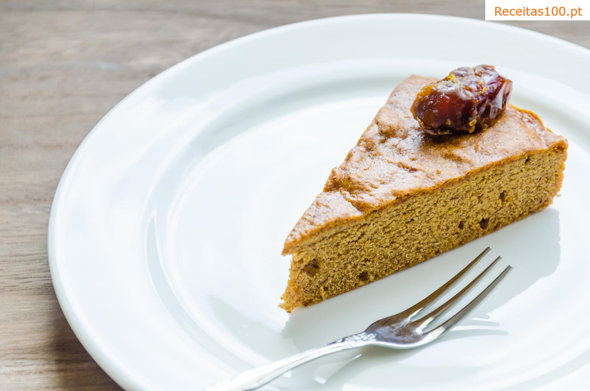 Bolo de mirtilo e abobrinha