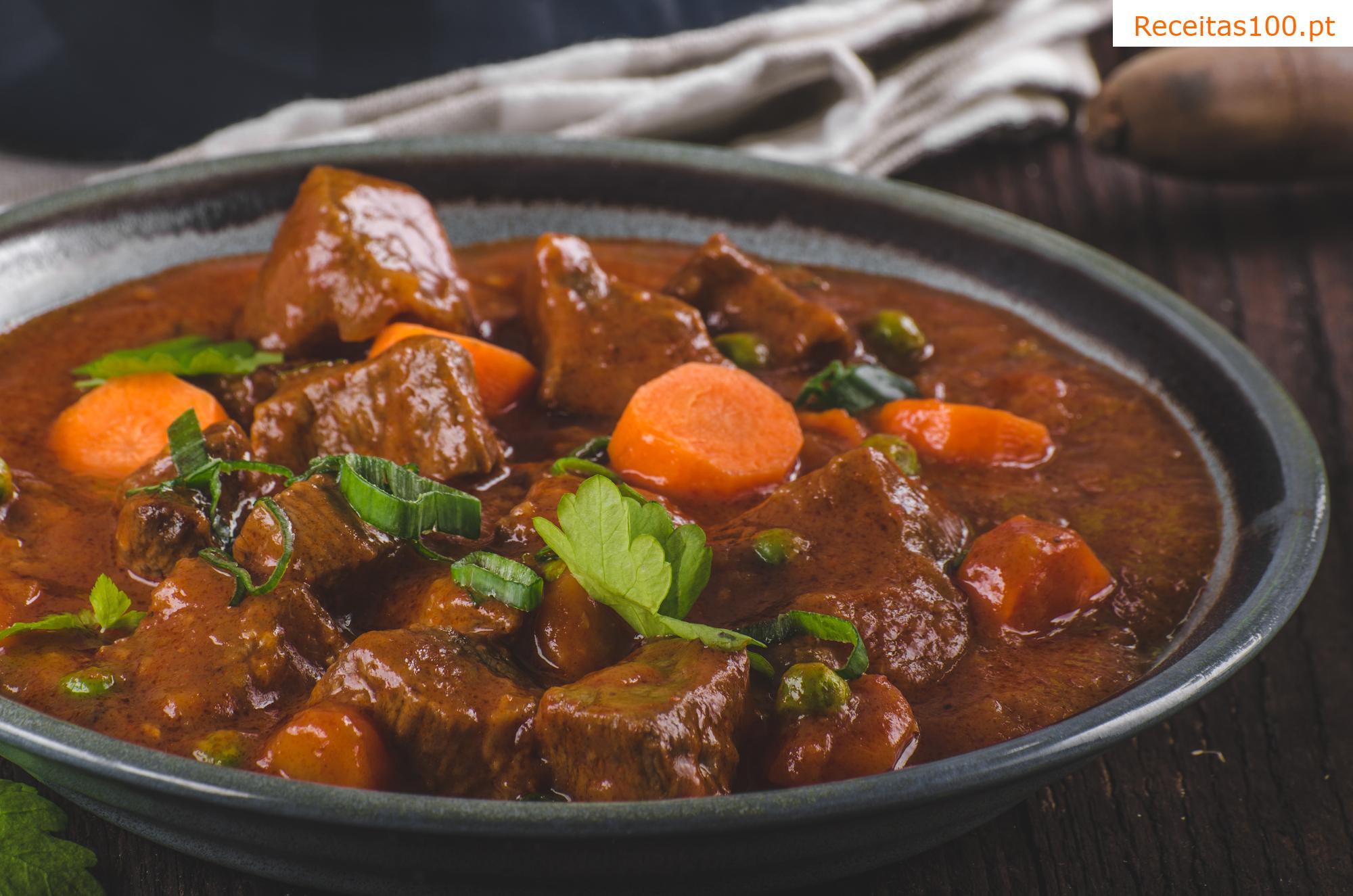 Carne de vaca cozida