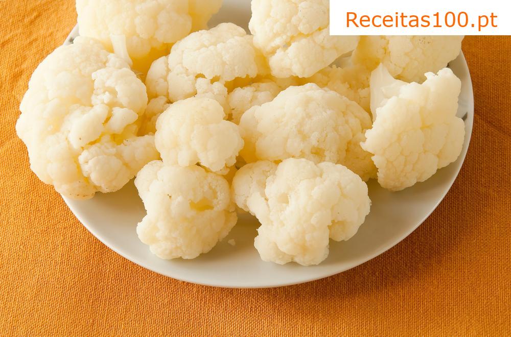 Couve-flor frita sem cozimento