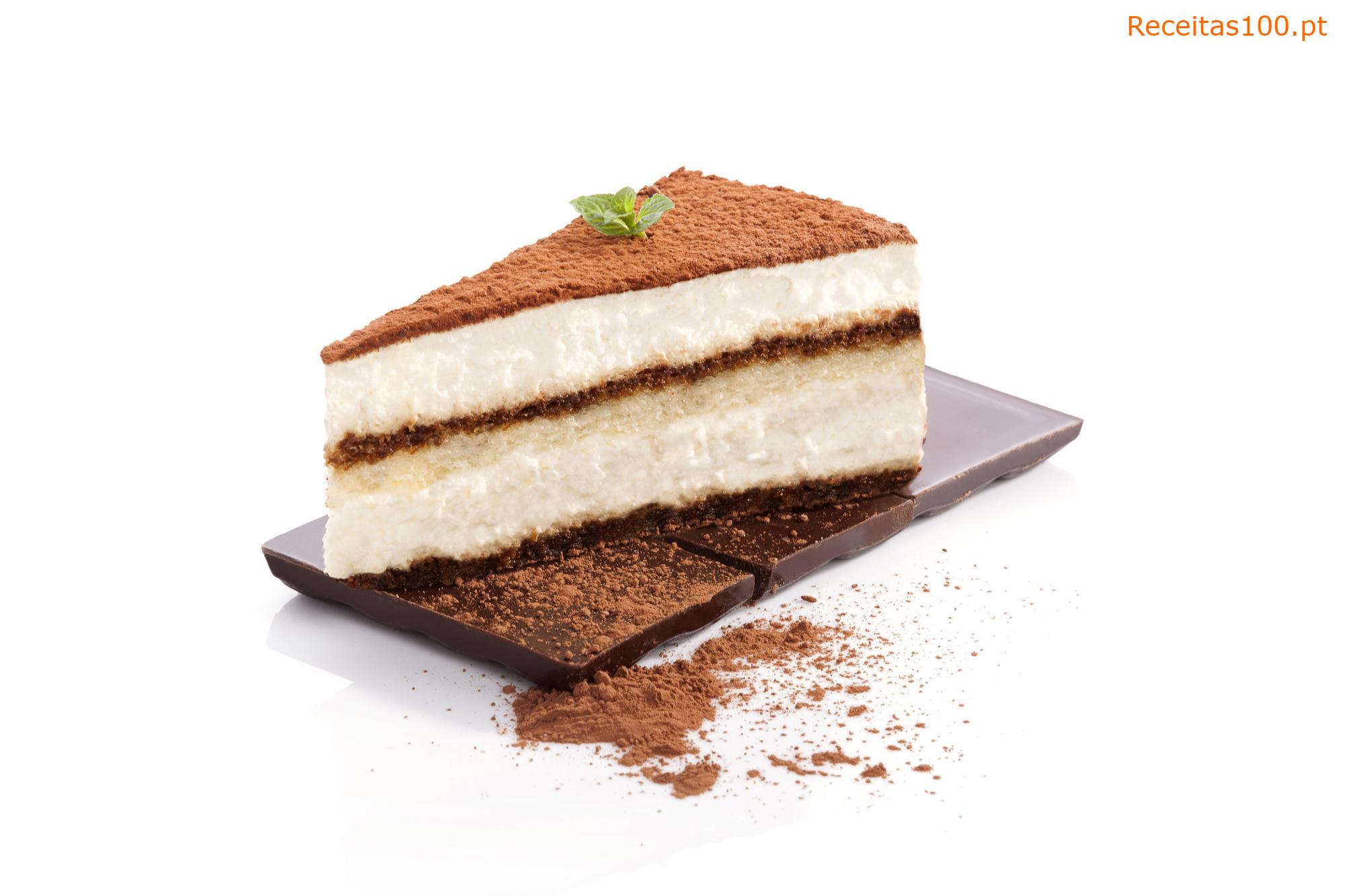 Excelente tiramisu italiano de mascarpone