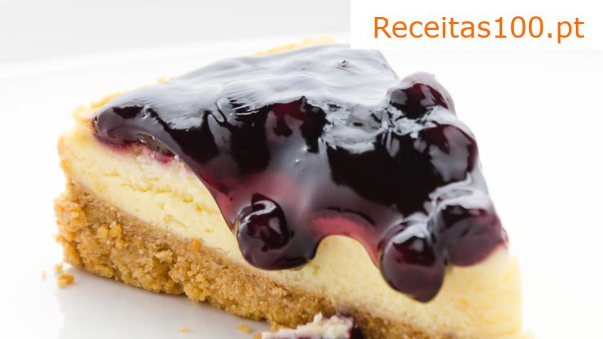Fácil e delicioso cheesecake de mirtilos da Líza