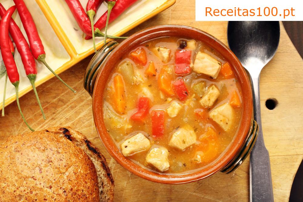 Goulash de peru