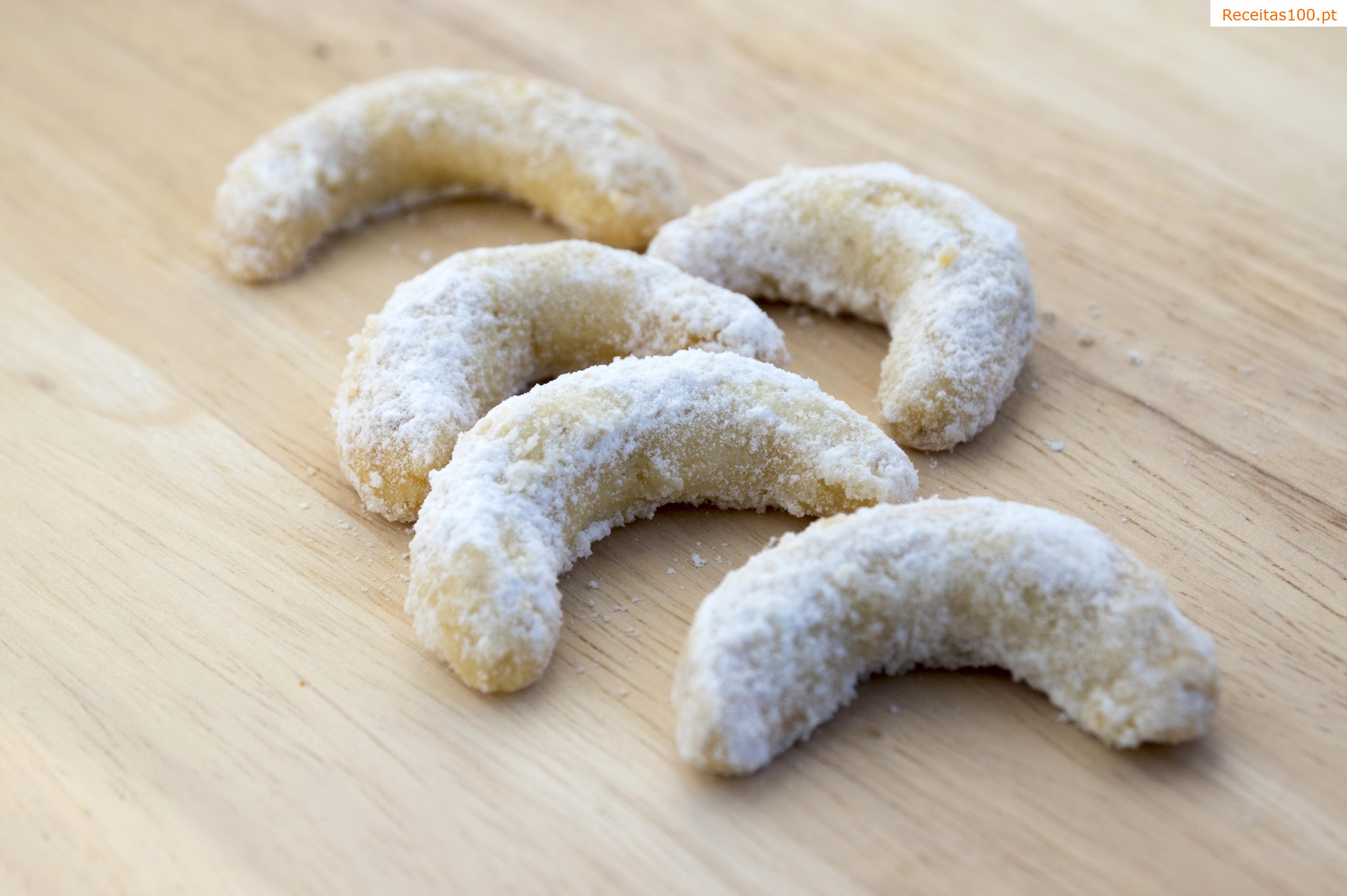 Mãezinhas de biscoitos de baunilha