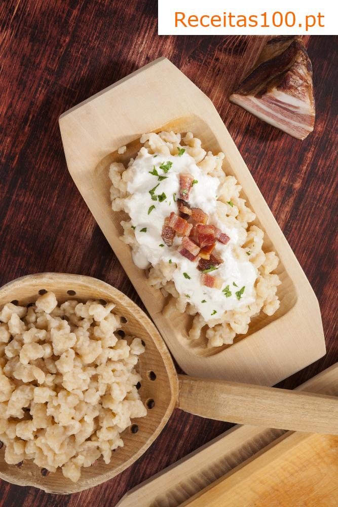 Nhoques com queijo de ovelha