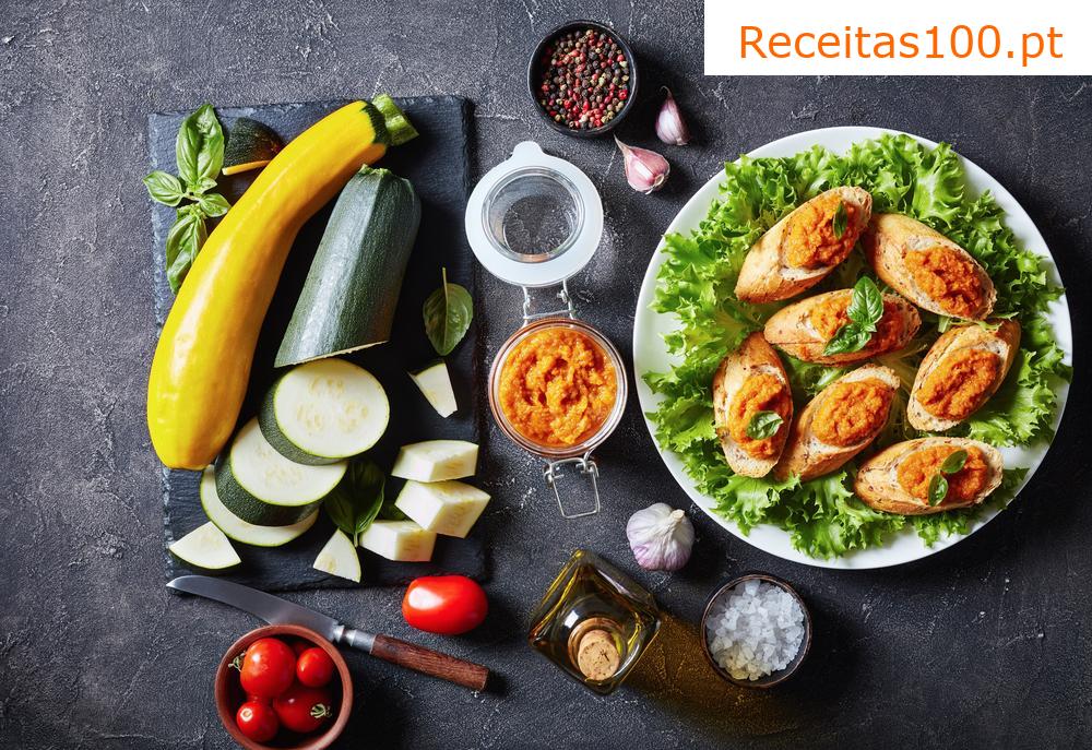 Patê picante de abobrinha para torradas