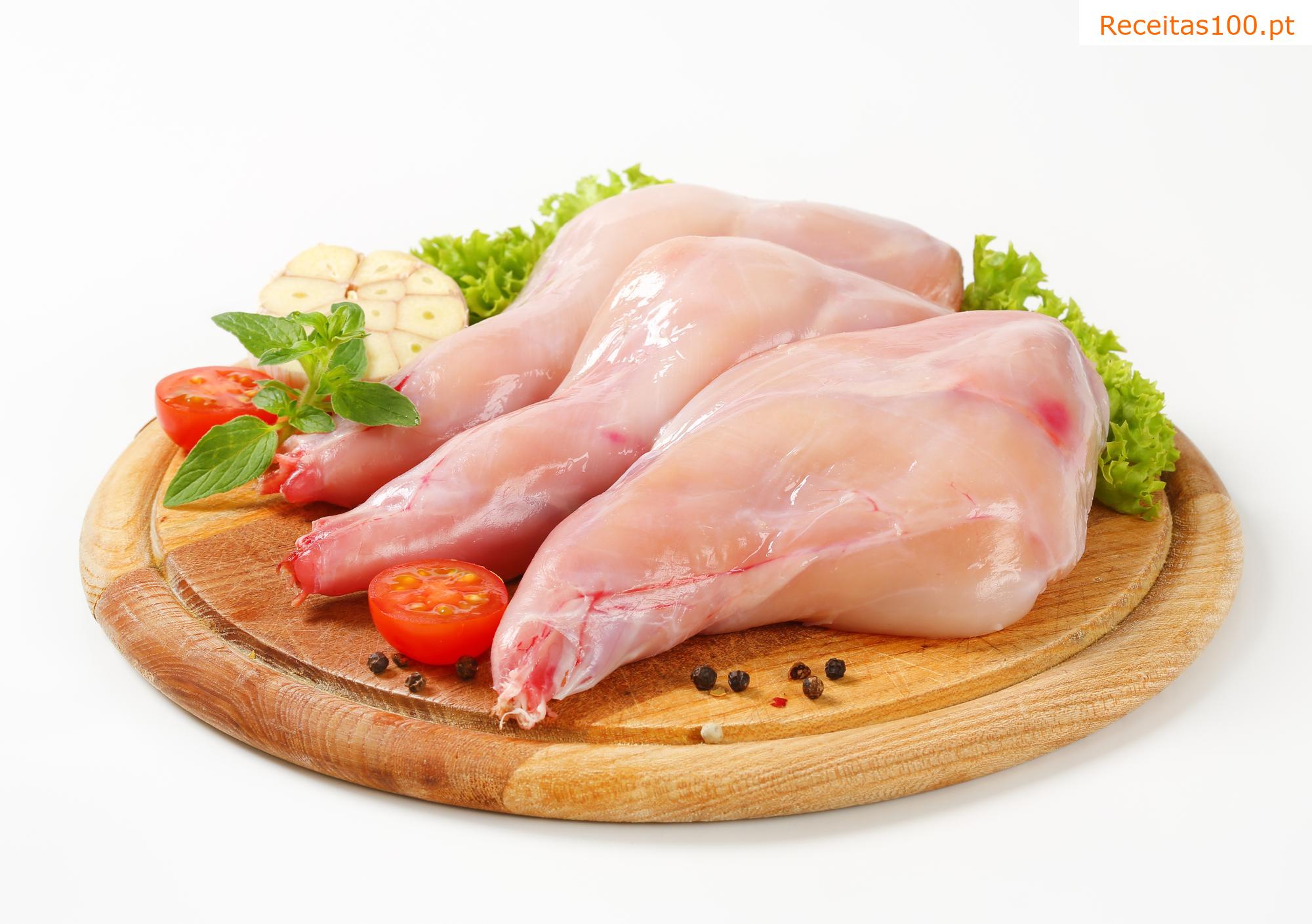 Pernil de coelho picante