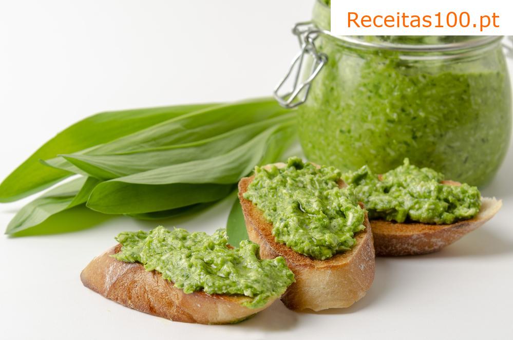 Pesto de alho selvagem