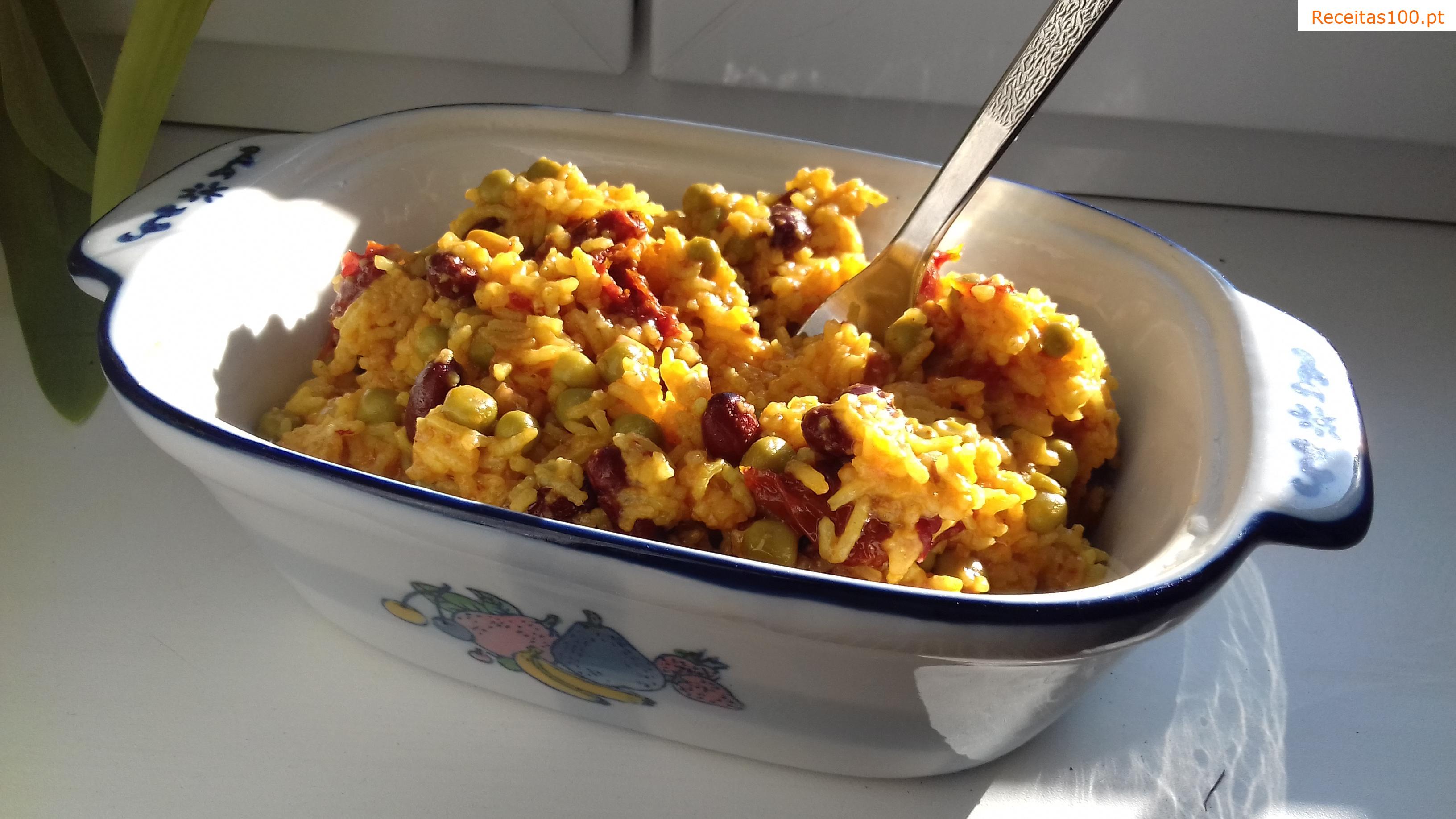 Risoto vegetariano delicioso