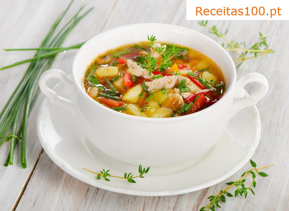 Sopa de batata da primavera