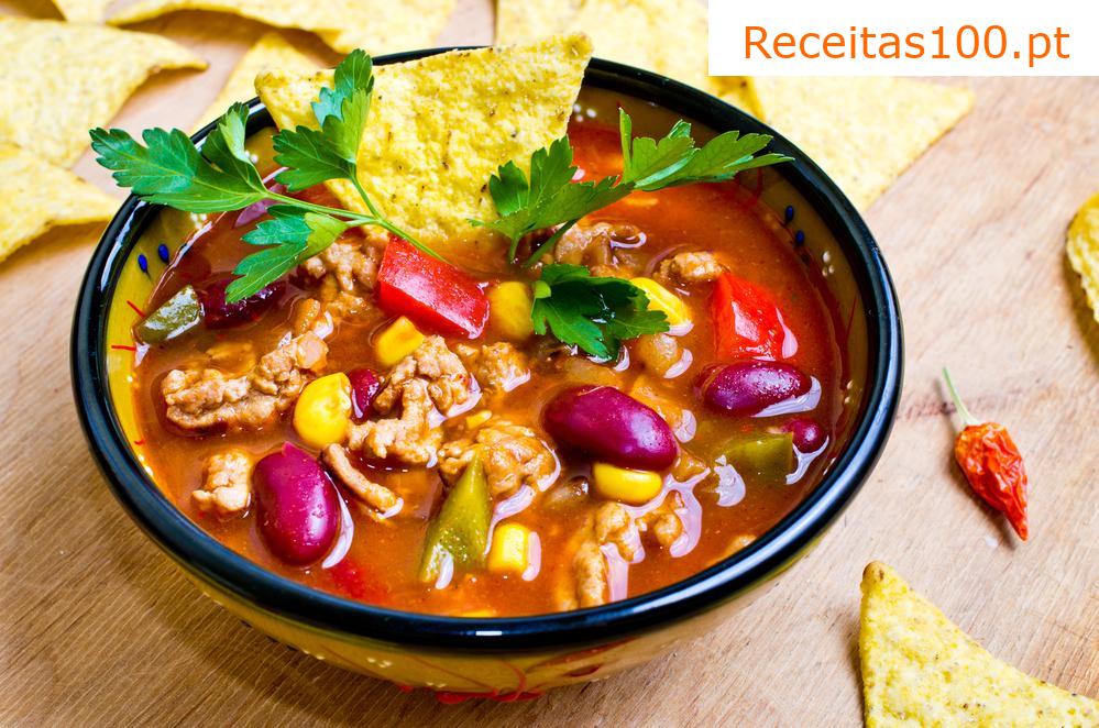 Sopa de batata mexicana