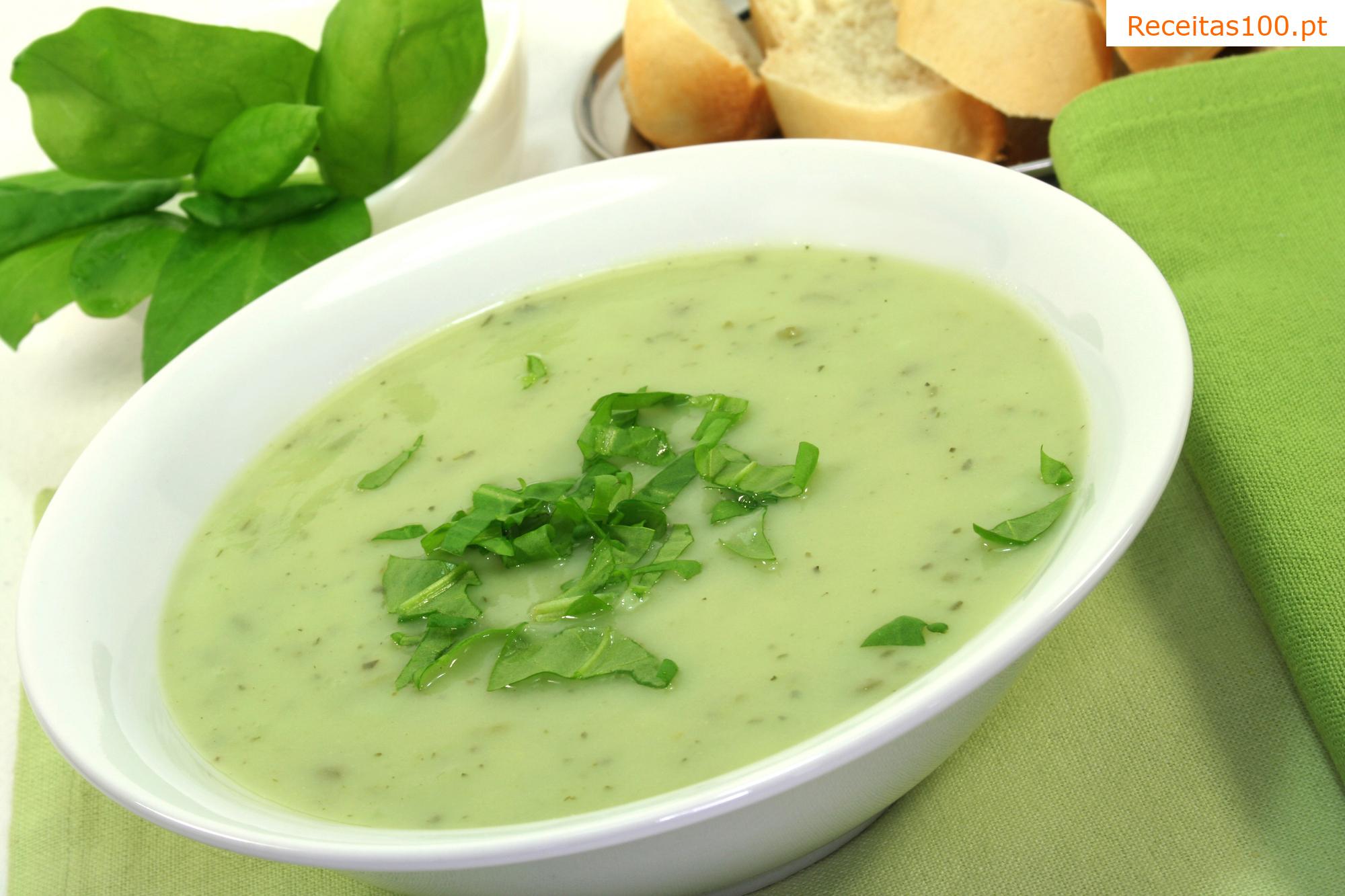 Sopa de batata primavera