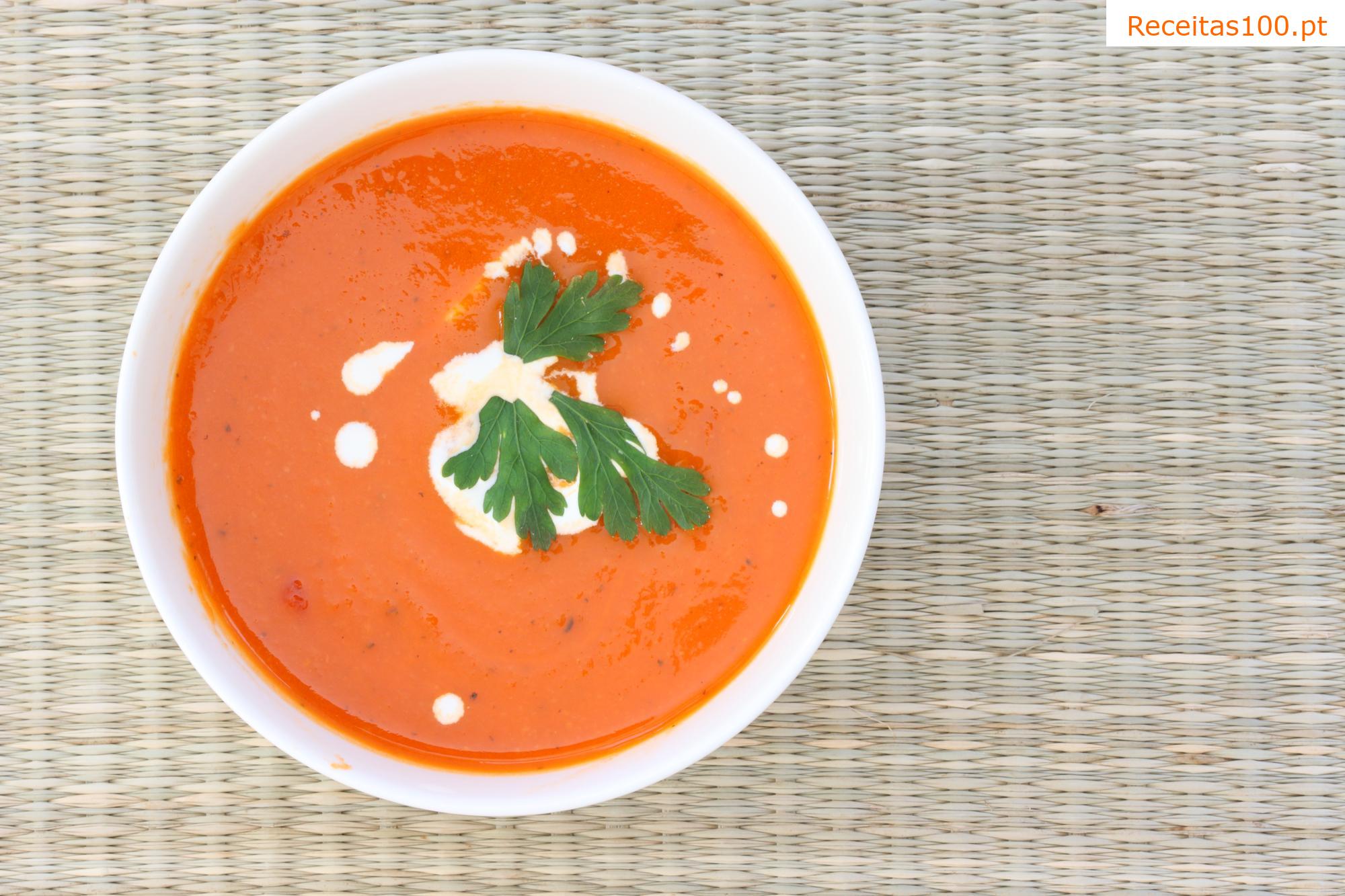 Sopa italiana de tomate