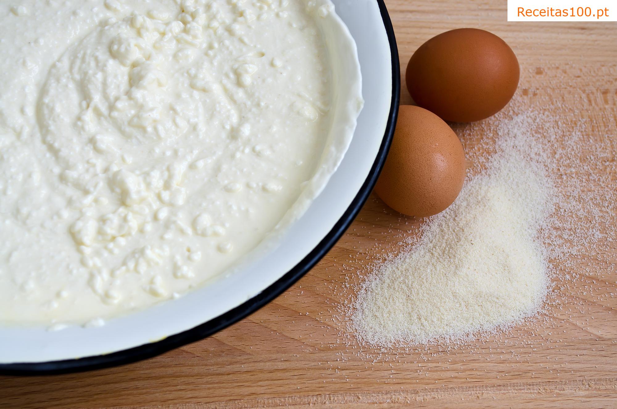 Strudel de massa de queijo quark