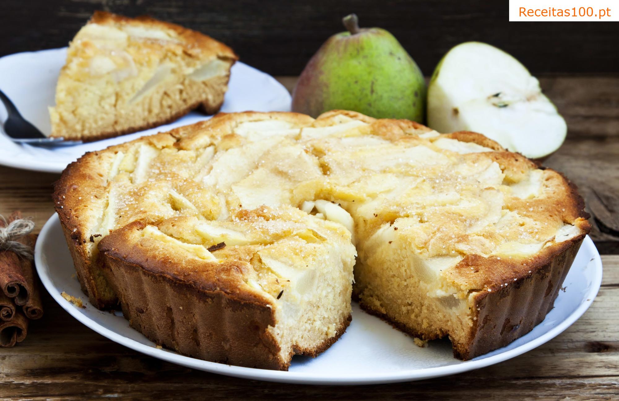 Torta de pera francesa