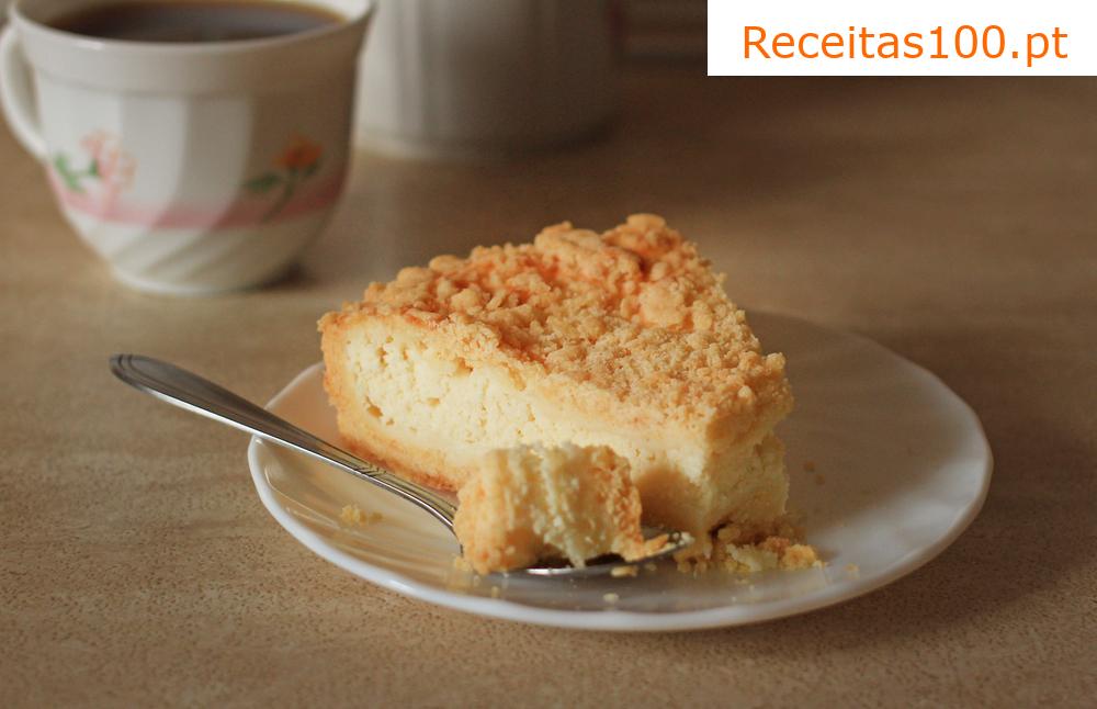 Torta de queijo sem massa