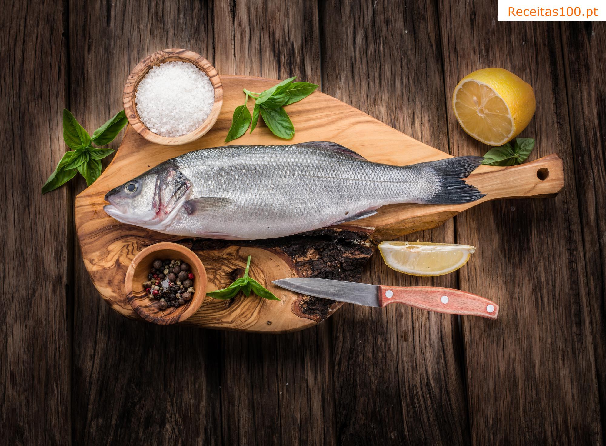 Truta recheada com cogumelos