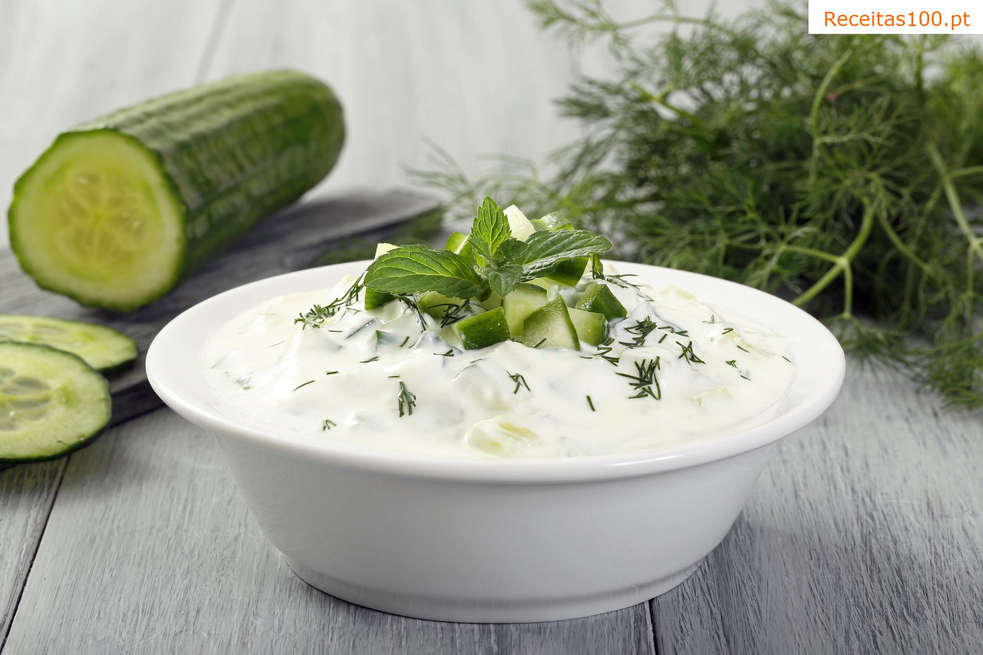 Tzatziki de abobrinha