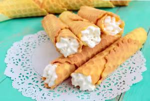 Receita Biscoitos com creme de nozes